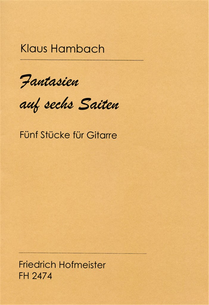 Fantasien auf 6 Saiten. 5 Stücke